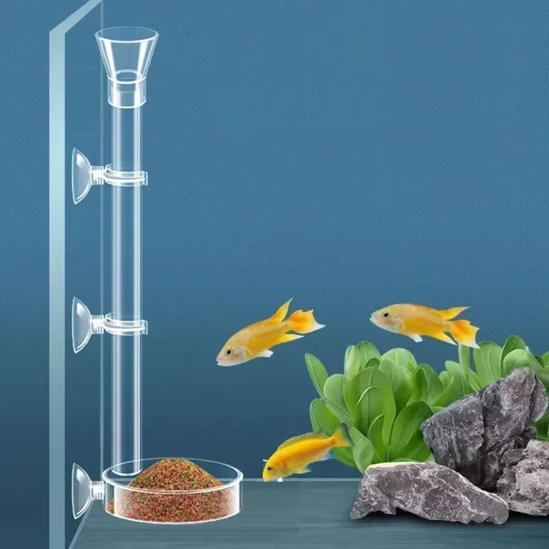 Aquarium Plant Red - 수족관 유리 먹이통 & 새우 먹이
