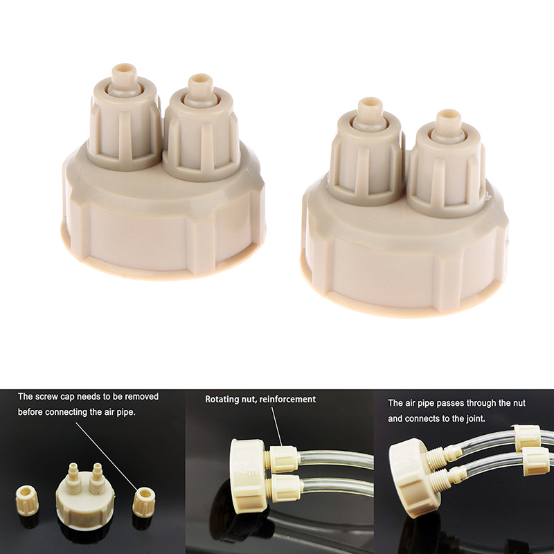 Planted Aquarium Co2 Kit - 2개입 수족관 CO2 시스템 튜브 밸브