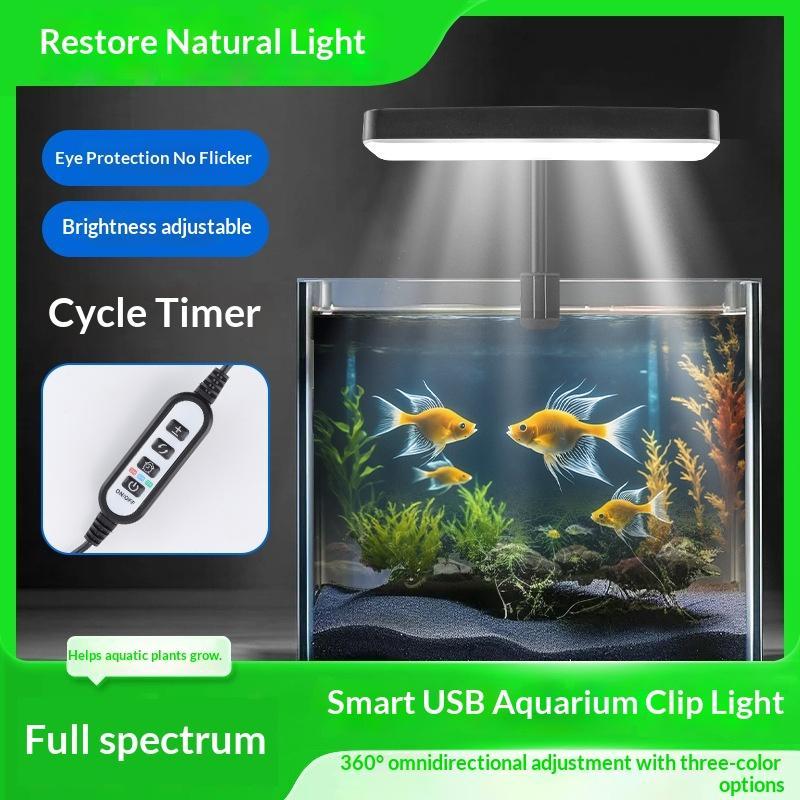 LED 방수 수족관 조명 360도 각도 조절 가능 타이 - Aquarium Plant Original 리뷰 및 가격