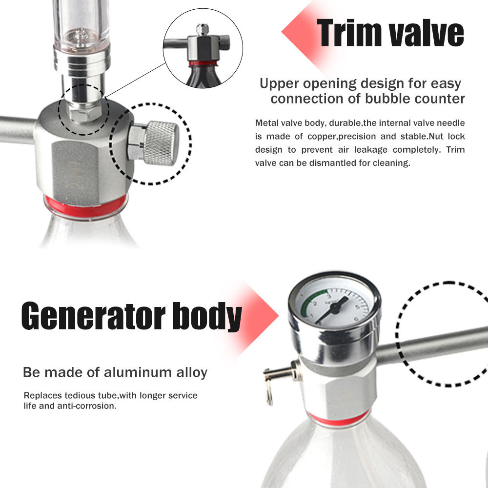 수족관 식물용 DIY CO2 발생기 시스템 키트 실버  - Planted Aquarium Co2 Kit 리뷰 및 가격