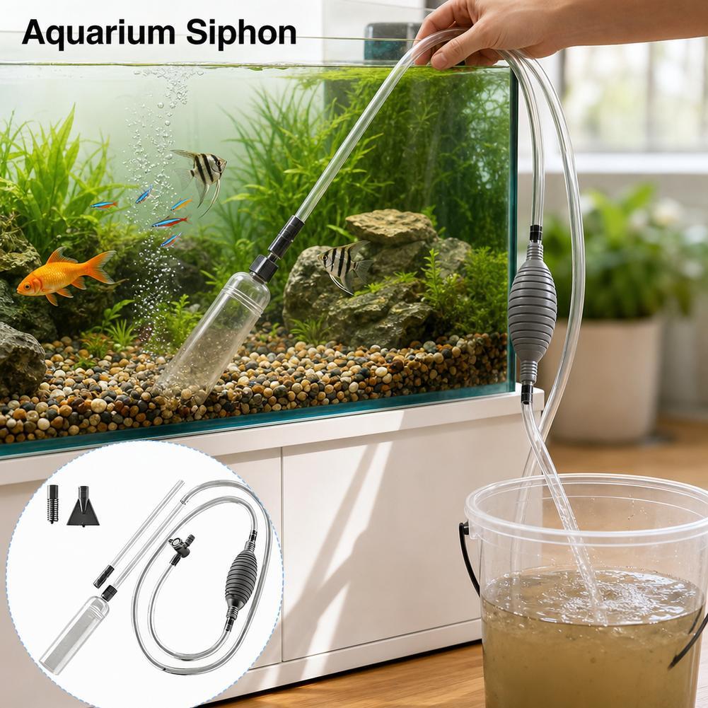 수족관 물 교환 펌프, 배설물 흡입 모래 세척기, 하수 - Planted Aquarium Cleaning 리뷰 및 가격