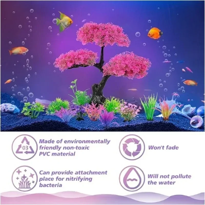 1세트, 인조 플라스틱 수초 장식, 금붕어 어항 및 베 - Planted Aquarium For Goldfish 리뷰 및 가격