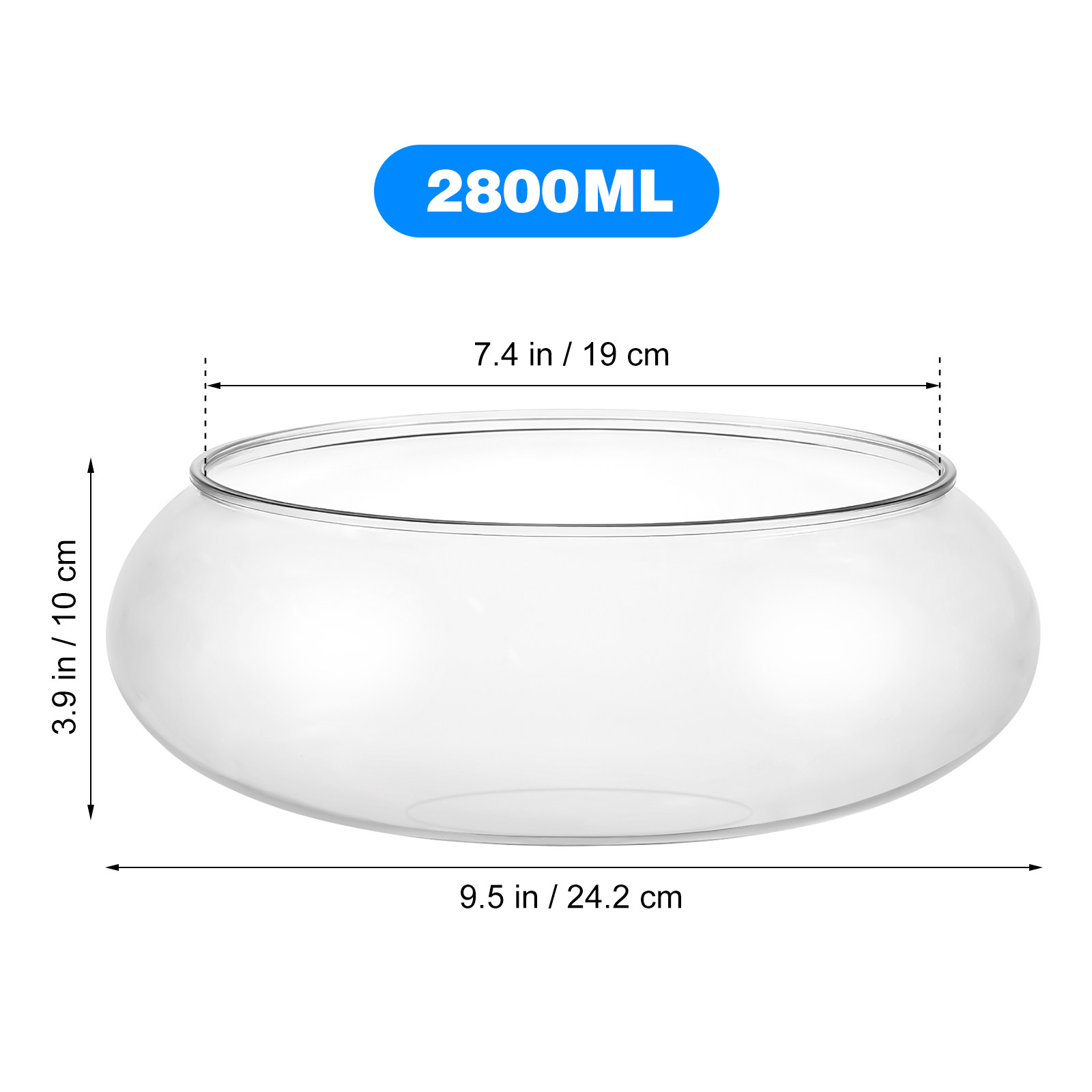2800ml 용량의 투명한 데스크탑 어항, 플라스틱 재 - Planted Aquarium For Goldfish 리뷰 및 가격