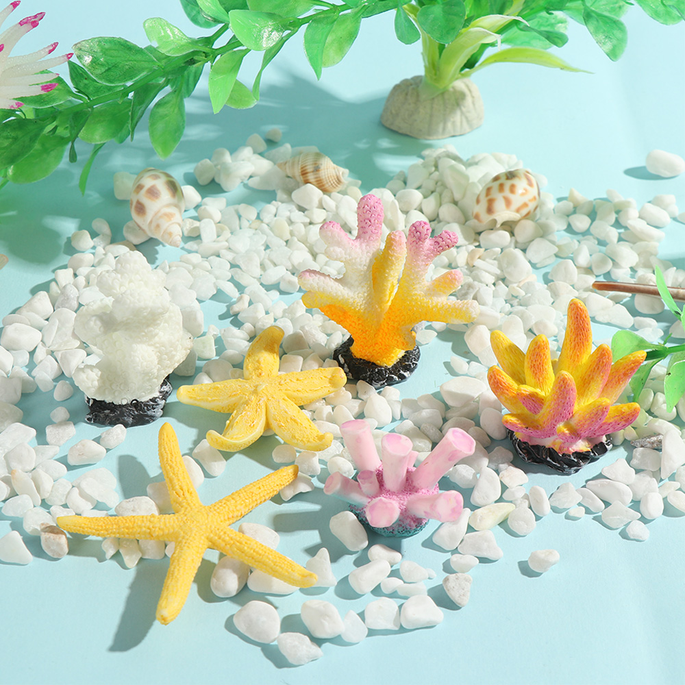 인공 산호 어항 장식, 시뮬레이션 불가사리 수지 암초  - Aquarium Planting Ideas 리뷰 및 가격