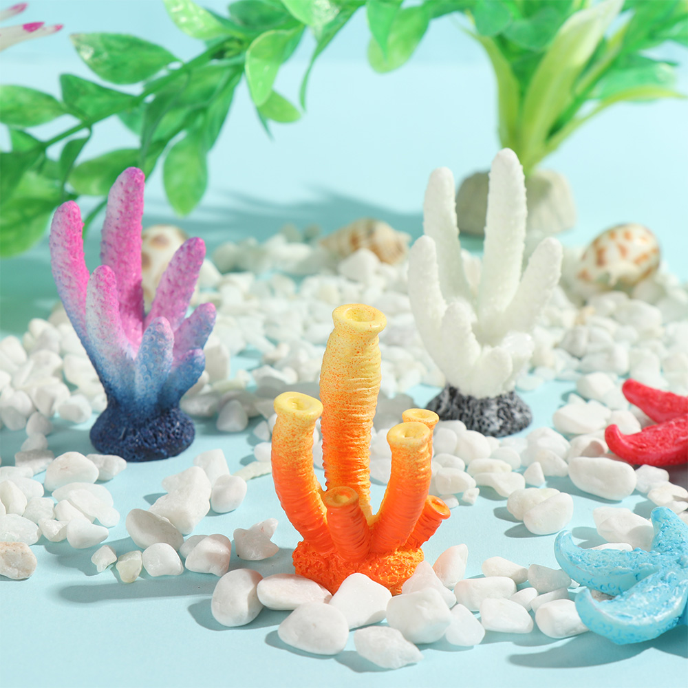 인공 산호 어항 장식, 시뮬레이션 불가사리 수지 암초  - Aquarium Planting Ideas 리뷰 및 가격