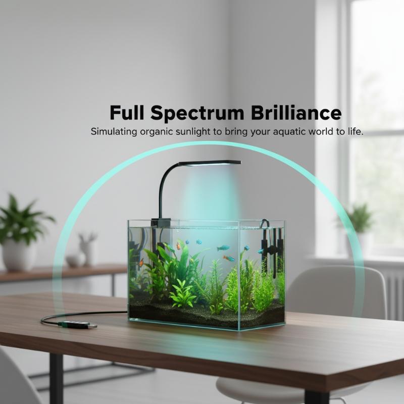 USB 수족관 클립 조명, 가정 사무실 데스크탑 어항  - Aquarium Plant Original 리뷰 및 가격