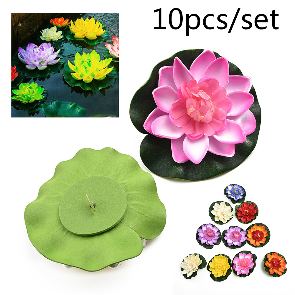 EVA 소재 인조 연꽃, 담수 및 해수 수족관용 부유식 - Aquarium Plant Red Lotus 리뷰 및 가격