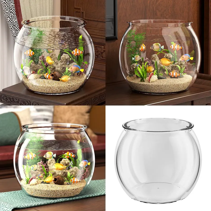 고품질 컴팩트 투명 플라스틱 테이블탑 수족관 (거실용  - Planted Aquarium For Goldfish 리뷰 및 가격