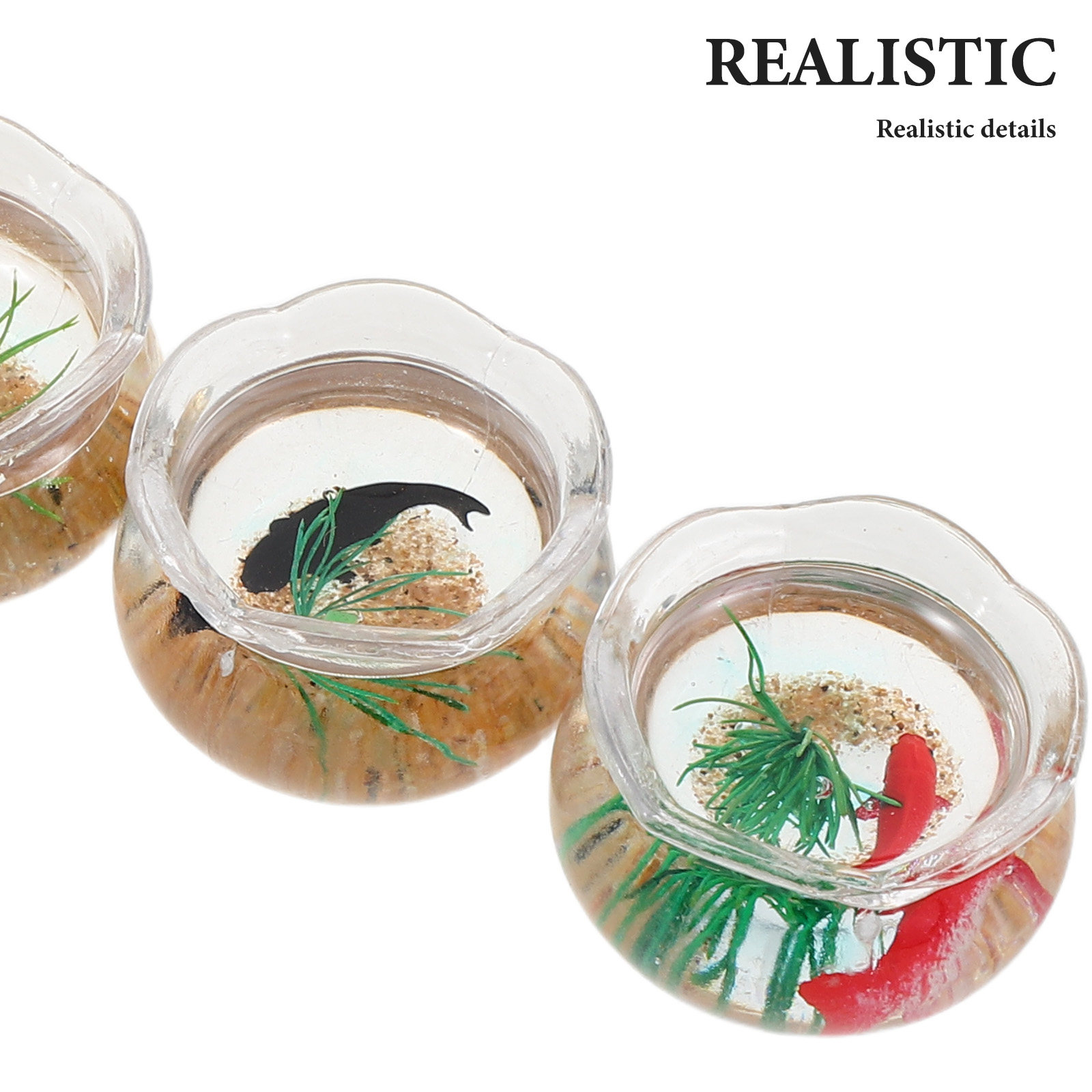 미니어처 물고기 어항 5개 세트, 실제와 같은 코이 연 - Aquarium Plant Original 리뷰 및 가격