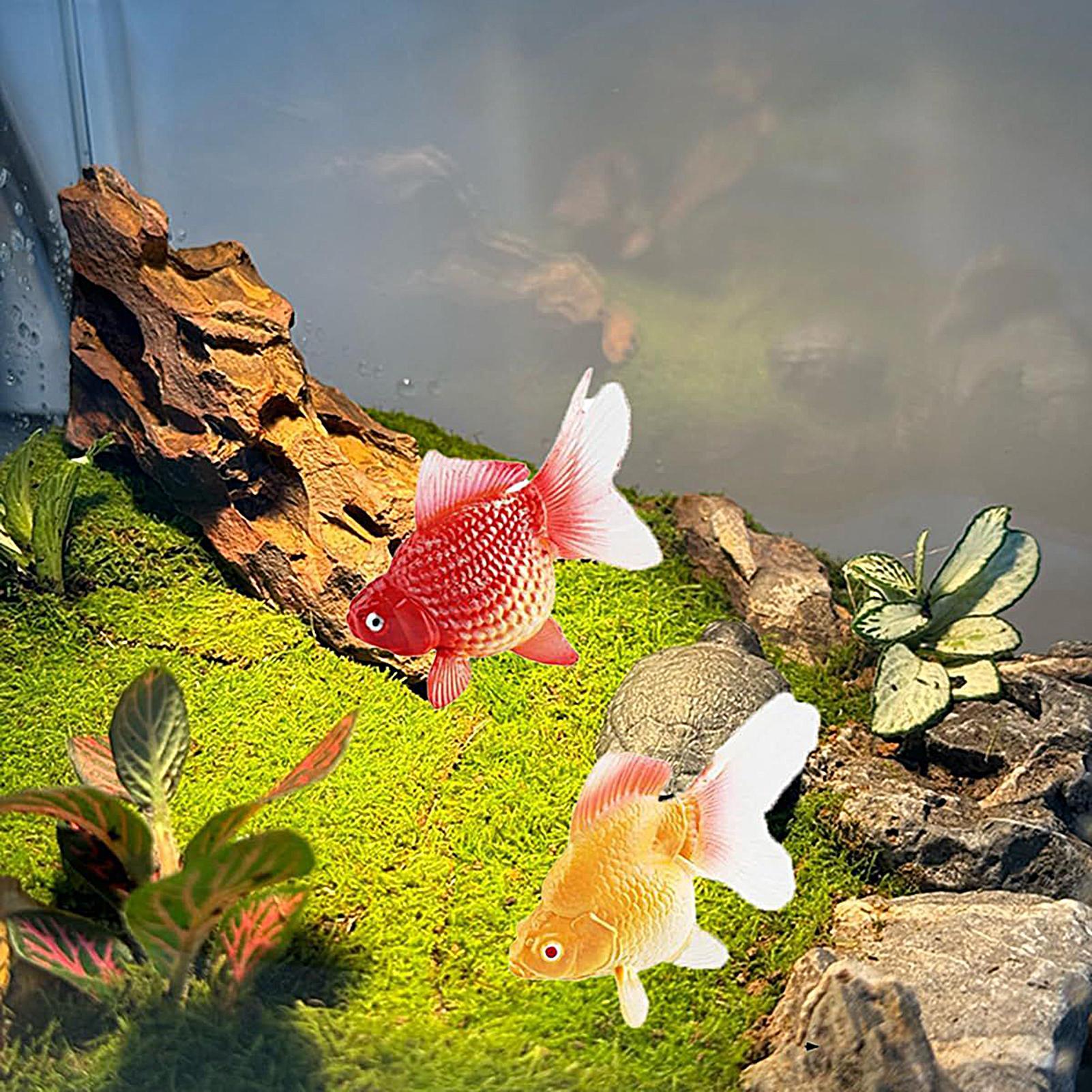 가짜 금붕어 2개/세트 인공 가짜 금붕어 사실적인 움직 - Planted Aquarium For Goldfish 리뷰 및 가격
