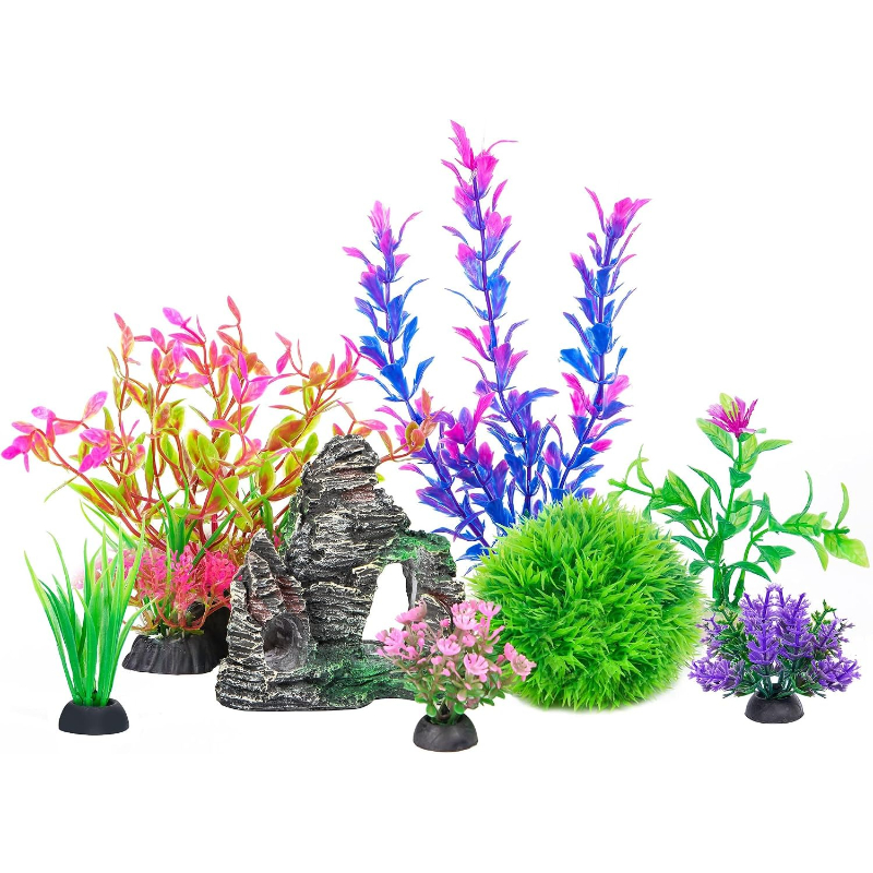 수족관 인조 식물 바위 동굴 베타 물고기 어항 장식 세 - Planted Aquarium For Goldfish 리뷰 및 가격