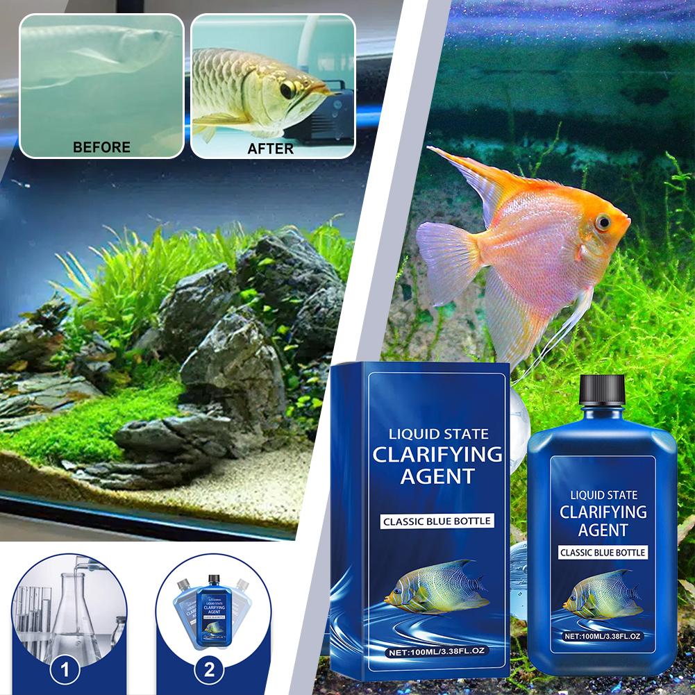 수족관 물 정화제 100ml 어항 청소액 투명한 물을  - Planted Aquarium Cleaning 리뷰 및 가격
